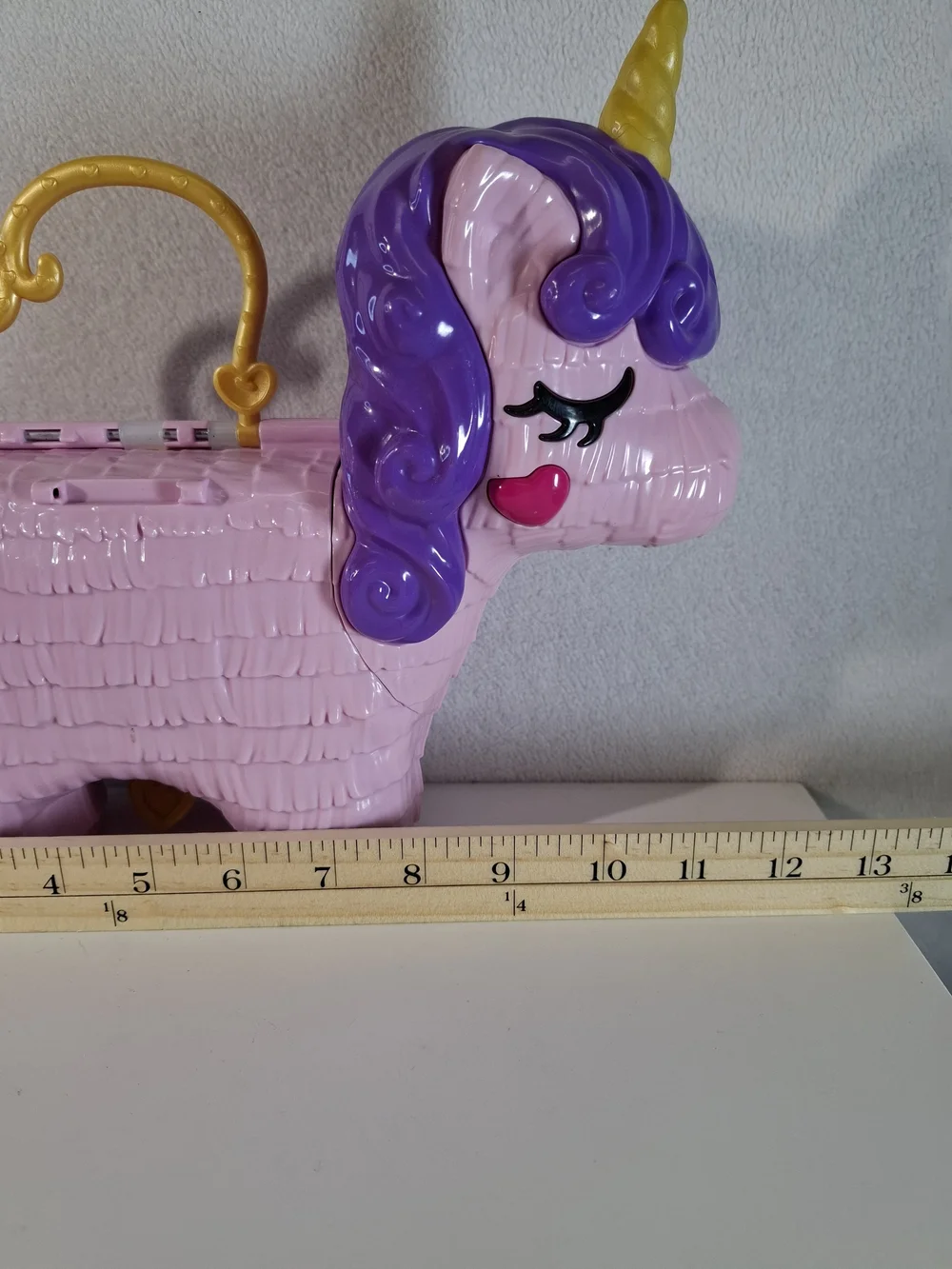 Polly Pocket  Pink & Purple Unicorn Playset Carry Case - Toy Brand
